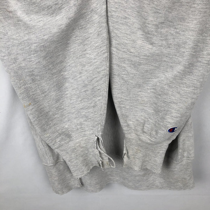 90'S Champion Reverse Weave University of Wisconsin College Sweatshirt with Embroidered Tag, Made in USA cotton gray type Vintage Second Hand
