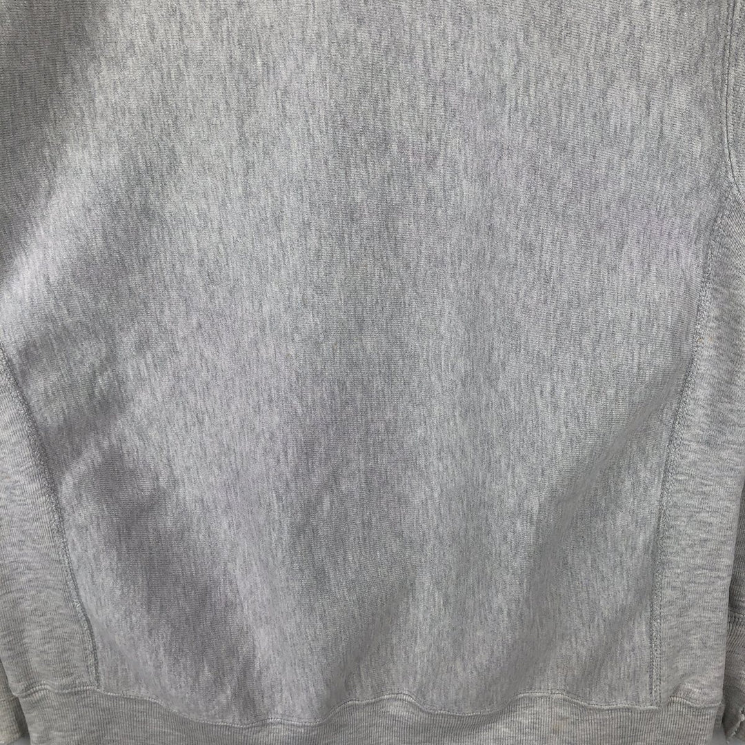 90'S Champion Reverse Weave University of Wisconsin College Sweatshirt with Embroidered Tag, Made in USA cotton gray type Vintage Second Hand