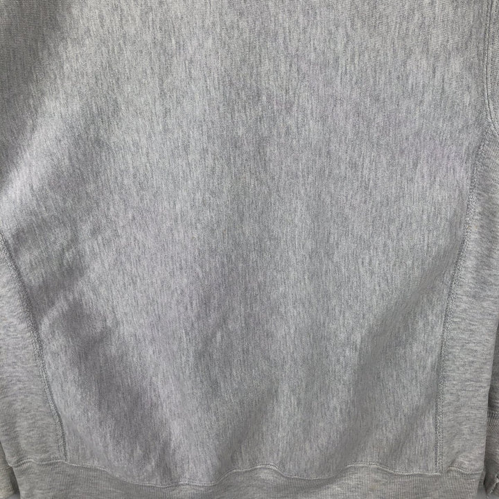 90'S Champion Reverse Weave University of Wisconsin College Sweatshirt with Embroidered Tag, Made in USA cotton gray type Vintage Second Hand