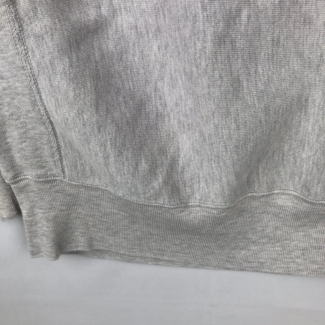 90'S Champion Reverse Weave University of Wisconsin College Sweatshirt with Embroidered Tag, Made in USA cotton gray type Vintage Second Hand