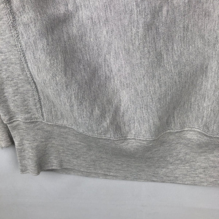 90'S Champion Reverse Weave University of Wisconsin College Sweatshirt with Embroidered Tag, Made in USA cotton gray type Vintage Second Hand