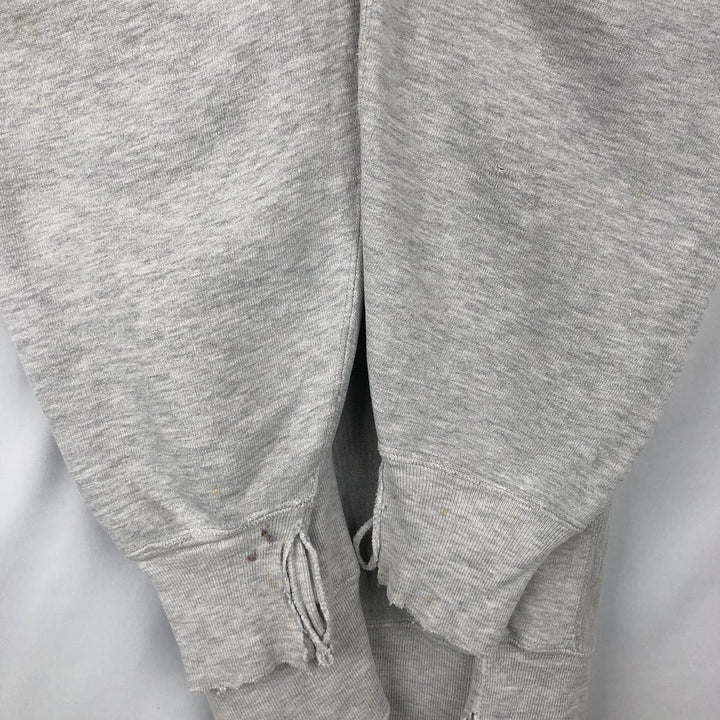 90'S Champion Reverse Weave University of Wisconsin College Sweatshirt with Embroidered Tag, Made in USA cotton gray type Vintage Second Hand