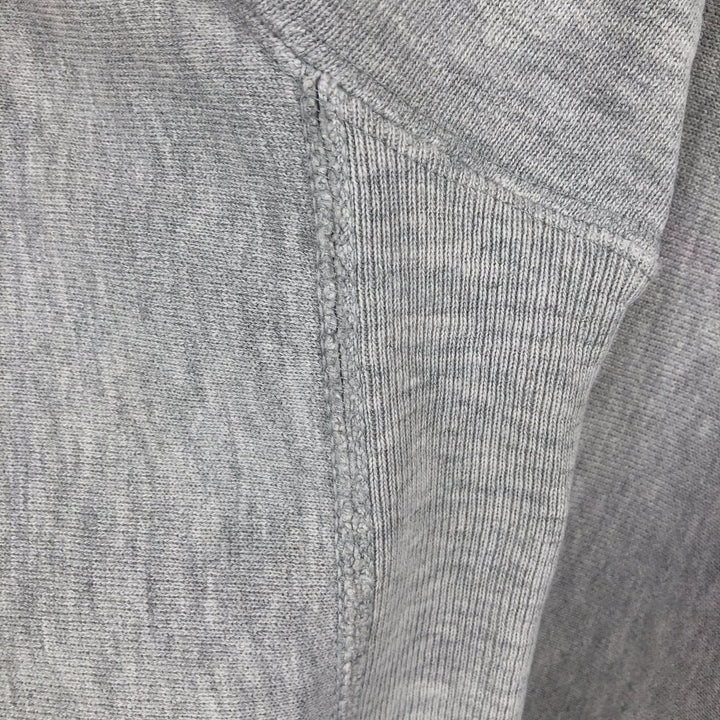 90'S Champion Reverse Weave University of Wisconsin College Sweatshirt with Embroidered Tag, Made in USA cotton gray type Vintage Second Hand