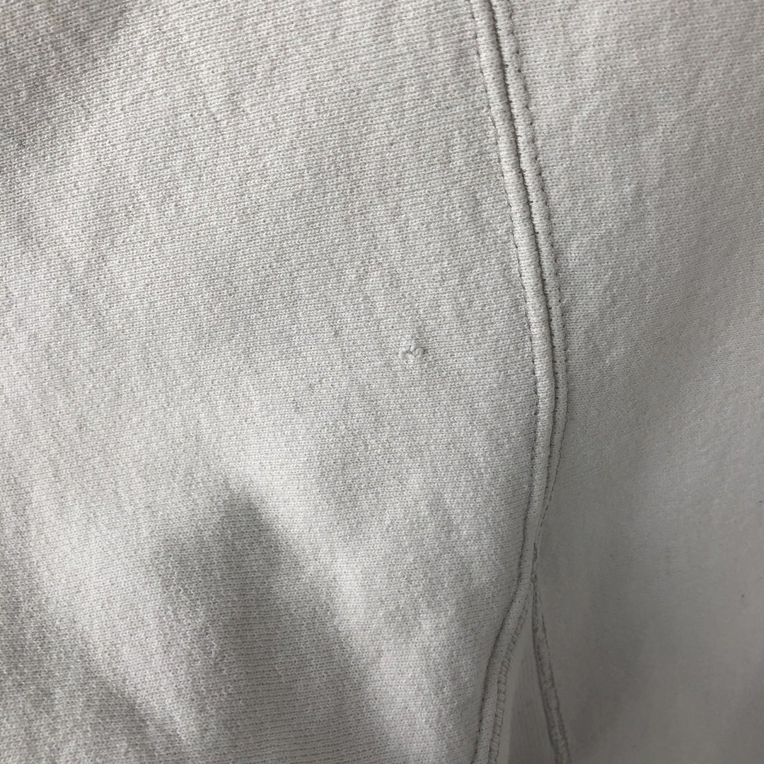 90'S Champion Reverse Weave Embroidered Tag College Sweatshirt Trainer Made in USA Men's XXL Vintage cotton pale white type Vintage Second Hand