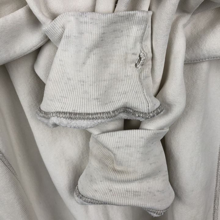 90'S Champion Reverse Weave Embroidered Tag College Sweatshirt Trainer Made in USA Men's XXL Vintage cotton pale white type Vintage Second Hand