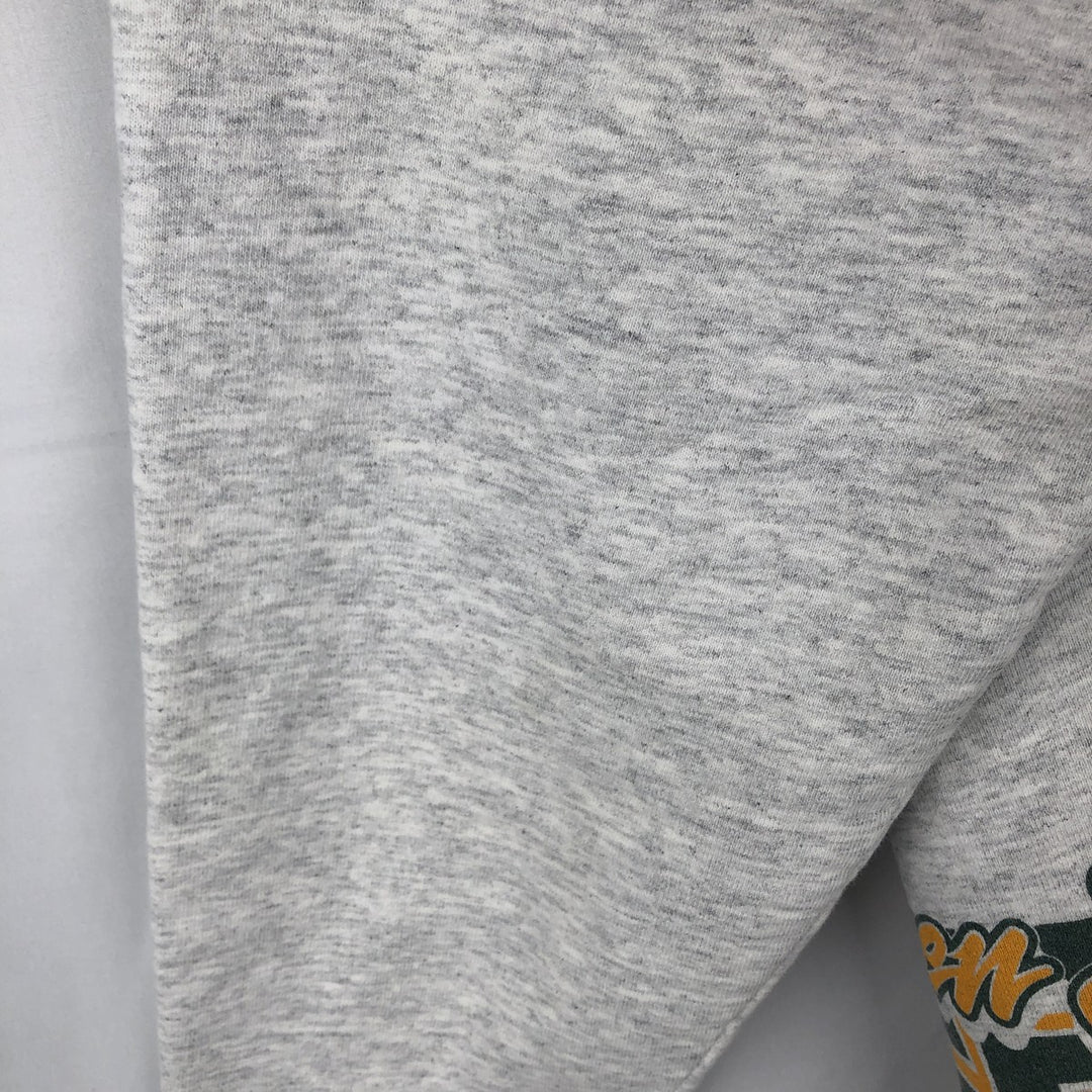 Vintage 90'S SALEM NFL Green Bay Packers Print Sweatshirt, Made in USA, Men's Size L cotton gray type Vintage Second Hand