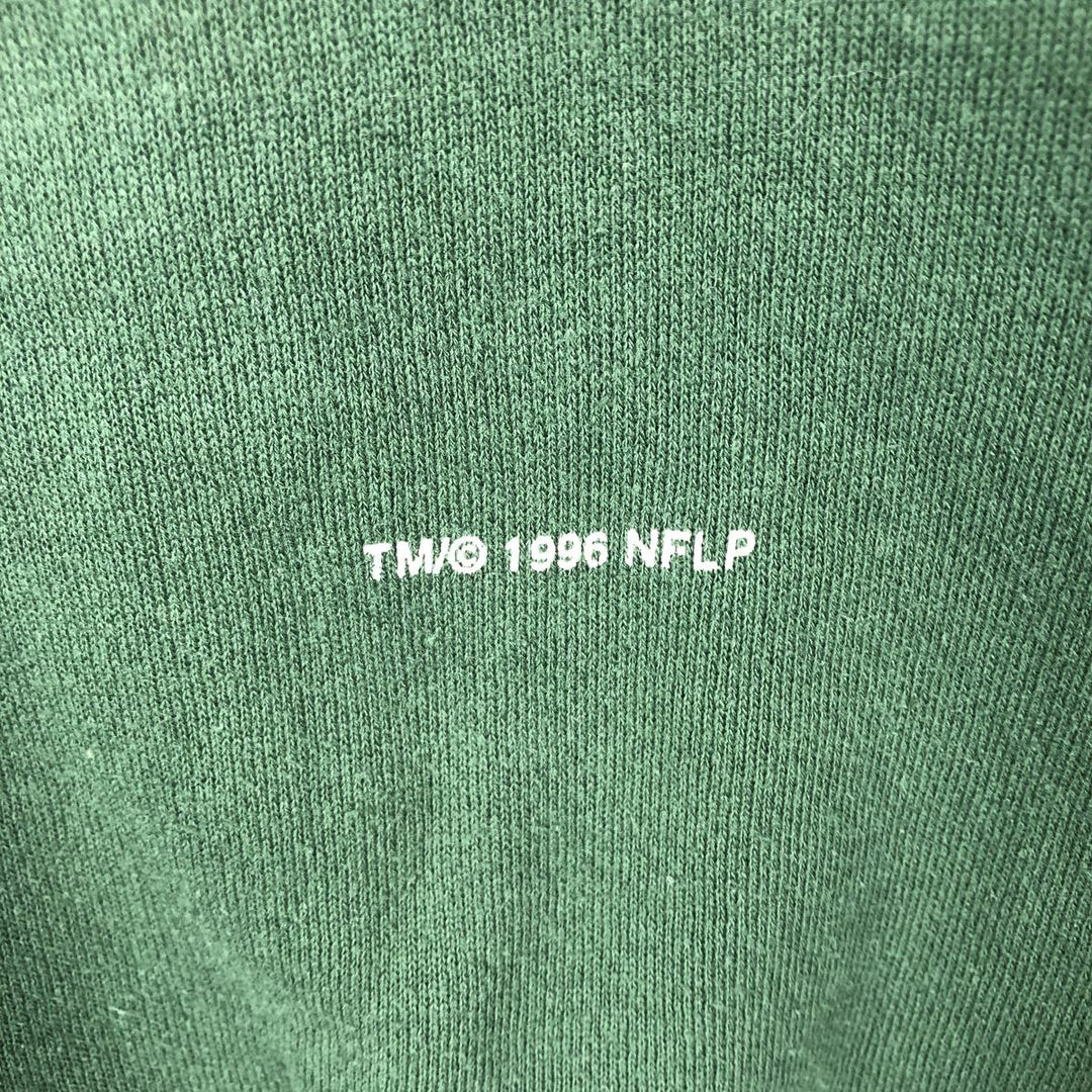 90'S LOGO7 NFL Green Bay Packers Print Sweatshirt, Men's Size XL (Equivalent), Vintage cotton green type Vintage Second Hand