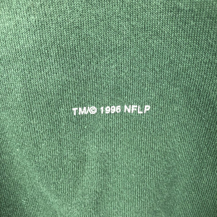 90'S LOGO7 NFL Green Bay Packers Print Sweatshirt, Men's Size XL (Equivalent), Vintage cotton green type Vintage Second Hand