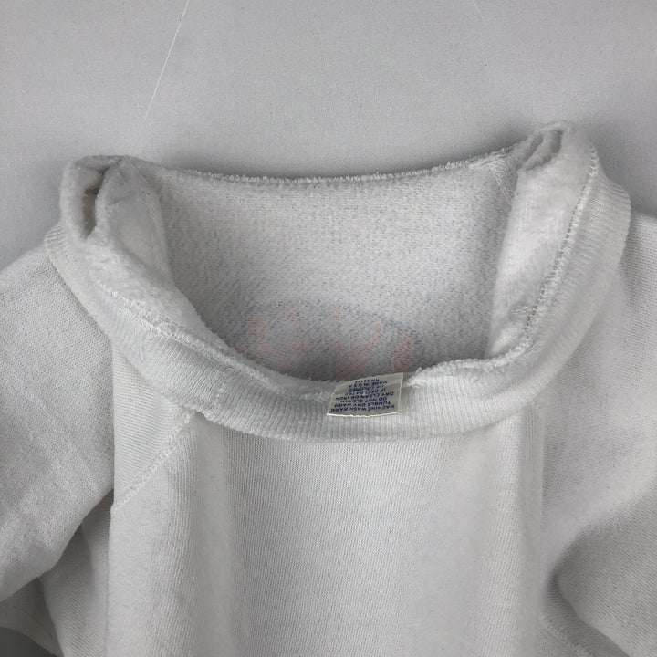 80'S TRENCH NFL Denver Broncos Print Sweatshirt, Made in USA, Men's Size L (Equivalent), Vintage polyester white type Vintage Second Hand