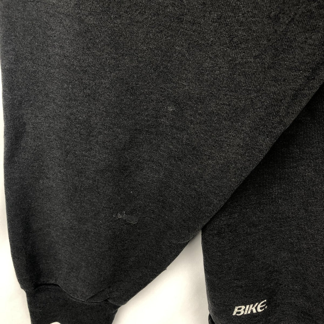 BIKE NFL CAROLINA PANTHERS Print Sweatshirt, Made in USA, Men's Size L (approx.) cotton black type Vintage Second Hand