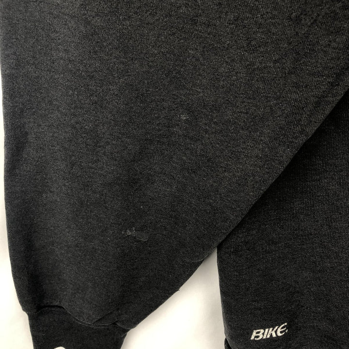 BIKE NFL CAROLINA PANTHERS Print Sweatshirt, Made in USA, Men's Size L (approx.) cotton black type Vintage Second Hand
