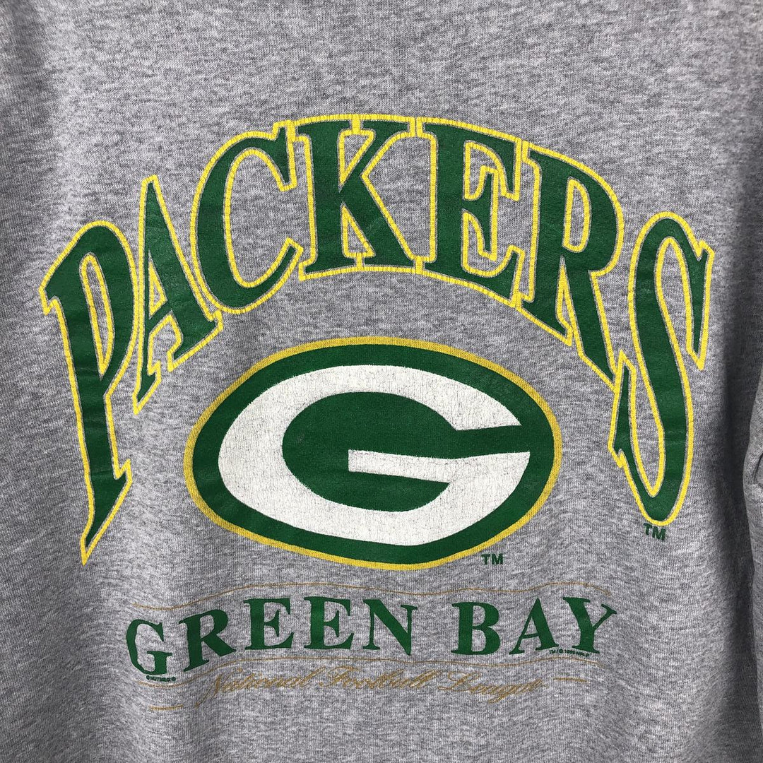 Lee SPORT NFL Green Bay Packers Print Sweatshirt, Men's Size L (Equivalent), Vintage cotton gray type Vintage Second Hand