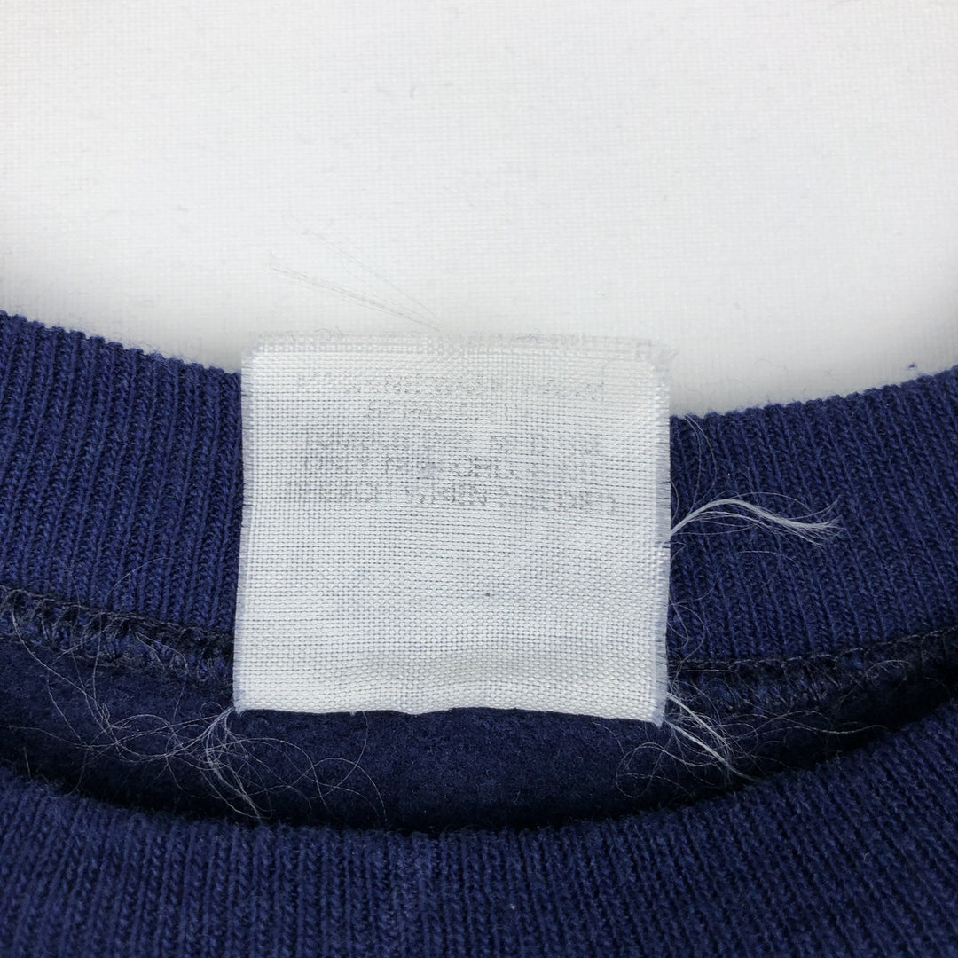 90'S JEMORGAN College Sweatshirt, Made in USA, Men's Size M (approx.), Vintage acrylic navy blue type Vintage Second Hand