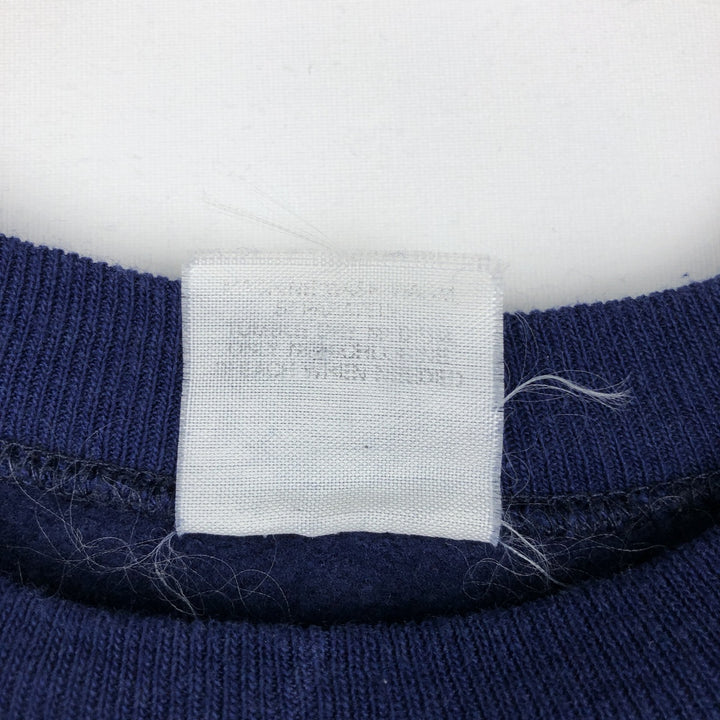 90'S JEMORGAN College Sweatshirt, Made in USA, Men's Size M (approx.), Vintage acrylic navy blue type Vintage Second Hand