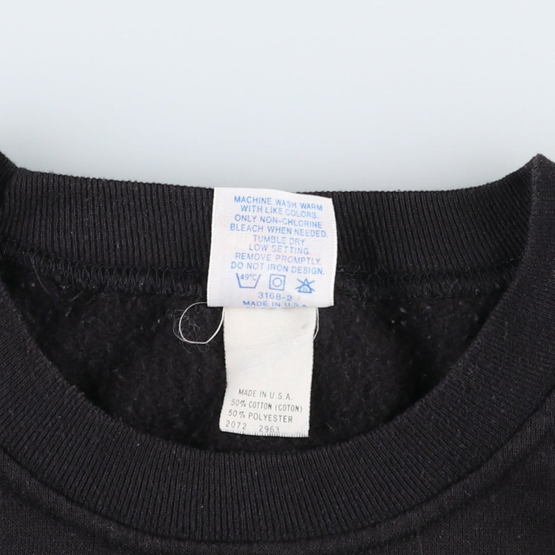 1990'S NFL Las Vegas Raiders Print Sweatshirt, Made in USA, Men's XL (approx.), Vintage cotton black type Vintage Second Hand