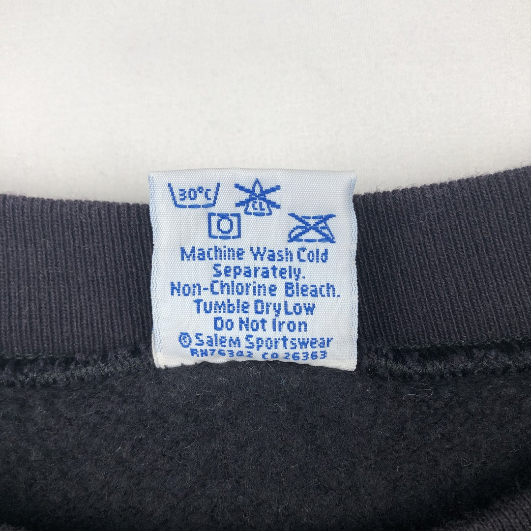 Vintage 90'S SALEM NFL Carolina Panthers Print Sweatshirt, Made in USA, Men's Size XL cotton black type Vintage Second Hand