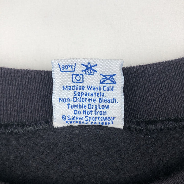 Vintage 90'S SALEM NFL Carolina Panthers Print Sweatshirt, Made in USA, Men's Size XL cotton black type Vintage Second Hand