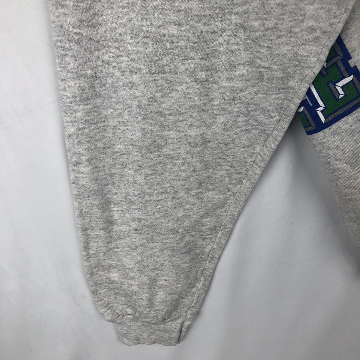 90'S LOGO7 NFL Seattle Seahawks Print Sweatshirt, Large (Men's L equivalent), Vintage cotton gray type Vintage Second Hand