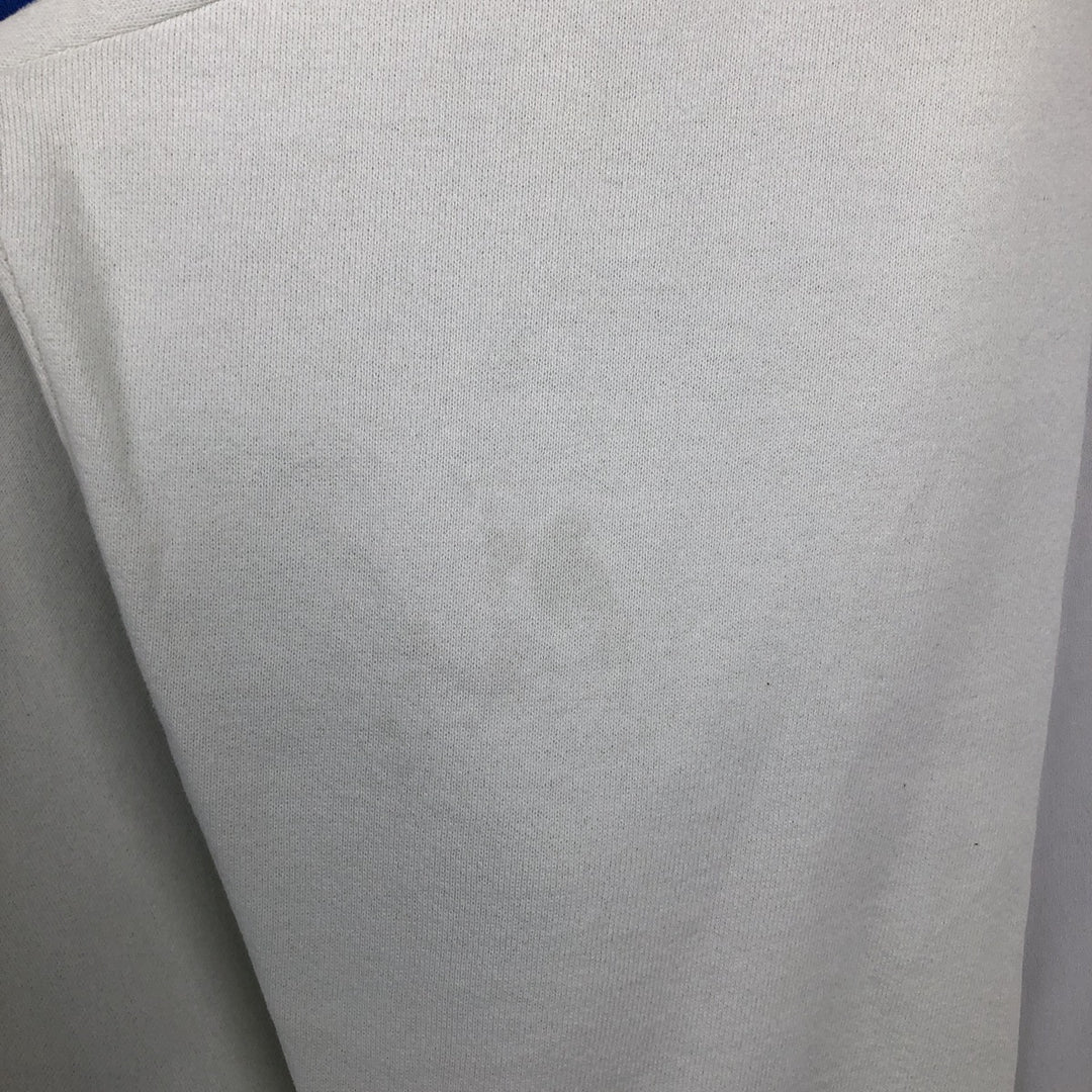 90'S Jerzees Printed Sweatshirt, Made in USA, Men's XL, Vintage cotton white type Vintage Second Hand