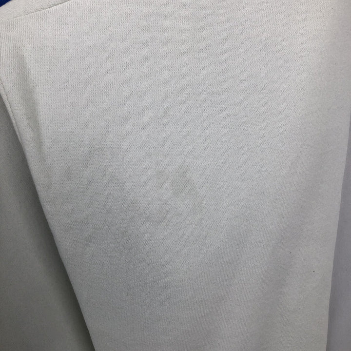 90'S Jerzees Printed Sweatshirt, Made in USA, Men's XL, Vintage cotton white type Vintage Second Hand