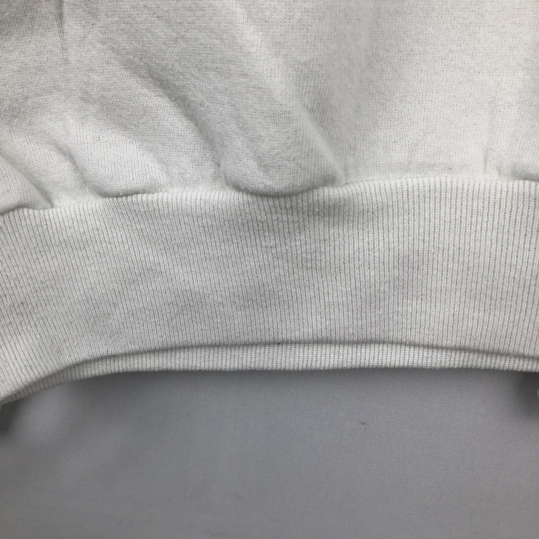 90'S Jerzees Printed Sweatshirt, Made in USA, Men's XL, Vintage cotton white type Vintage Second Hand