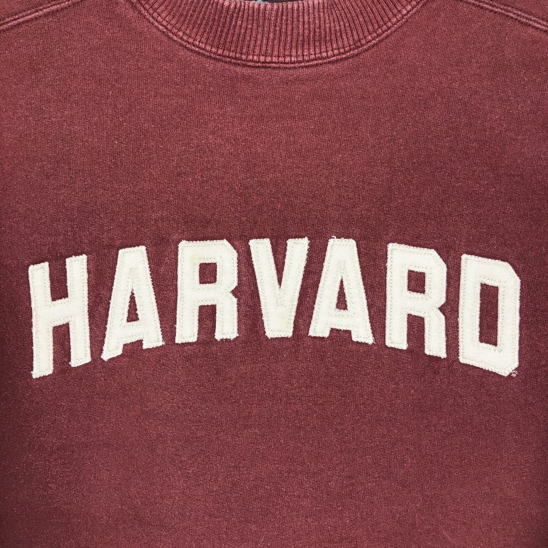 2000'S Champion Harvard University College Sweatshirt (Men's XL equivalent) unclear burgundy type Vintage Second Hand