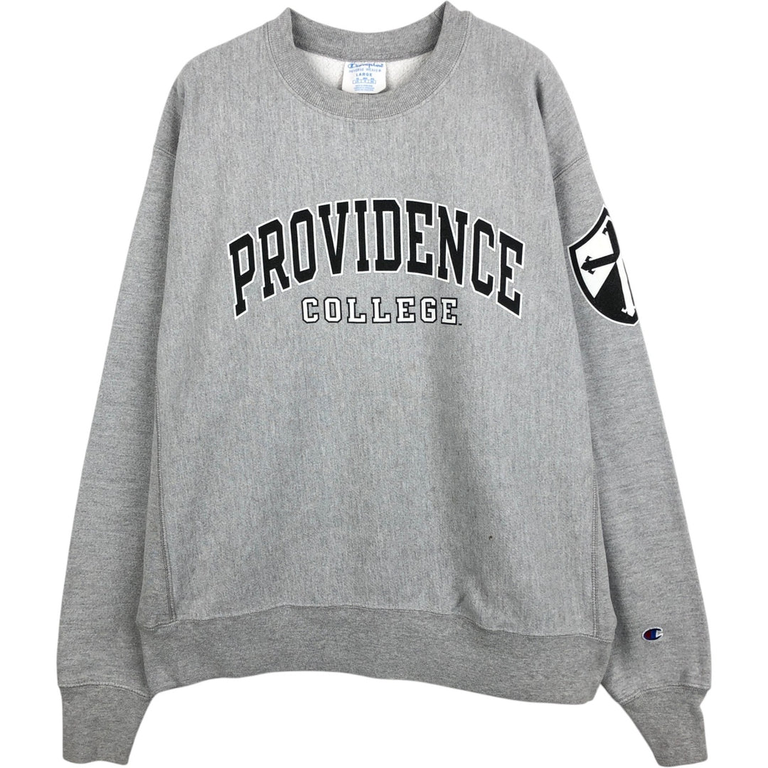 Champion REVERSE WEAVE Reverse Weave College Sweatshirt Trainer Men's L size unclear gray type Vintage Second Hand