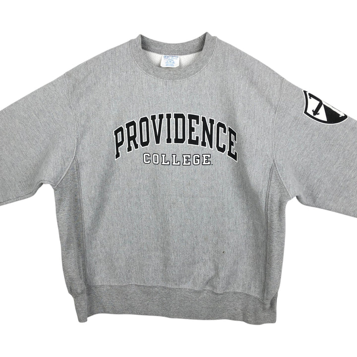 Champion REVERSE WEAVE Reverse Weave College Sweatshirt Trainer Men's L size unclear gray type Vintage Second Hand