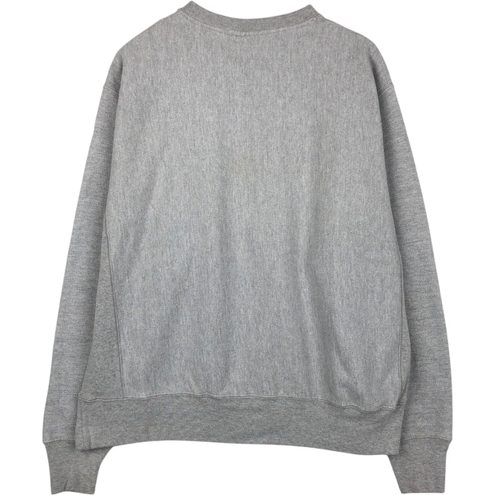 Champion REVERSE WEAVE Reverse Weave College Sweatshirt Trainer Men's L size cotton gray type Vintage Second Hand
