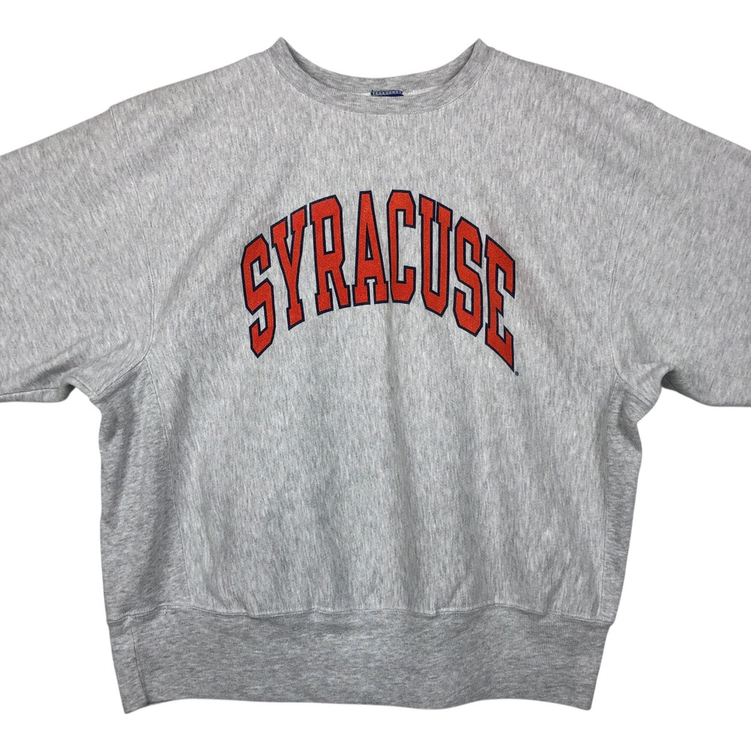 Champion Reverse Weave College Sweatshirt (Men's XL equivalent) - 2000s/Era unclear gray type Vintage Second Hand
