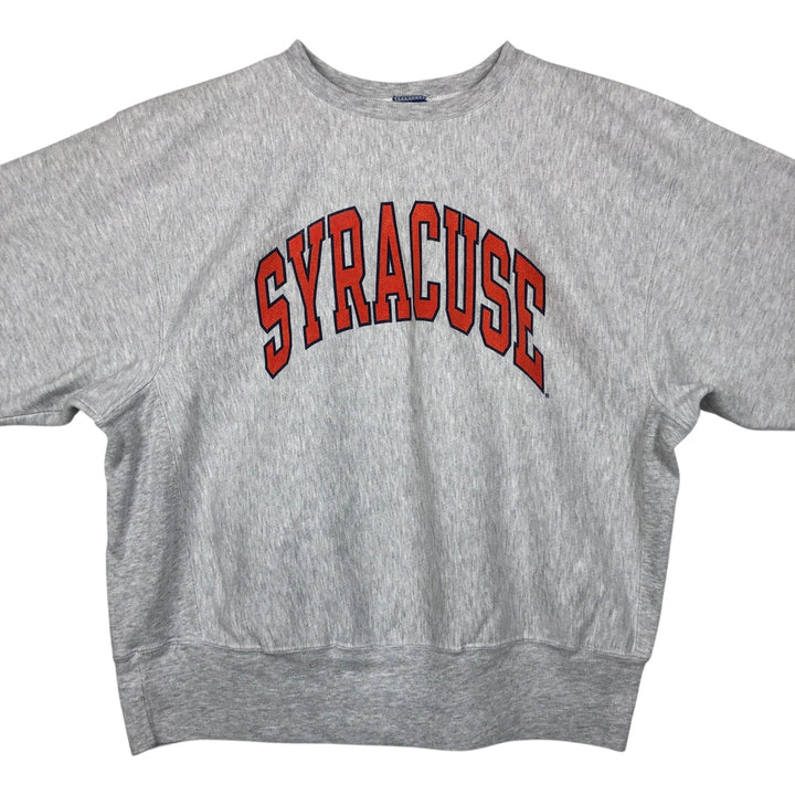 Champion Reverse Weave College Sweatshirt (Men's XL equivalent) - 2000s/Era unclear gray type Vintage Second Hand