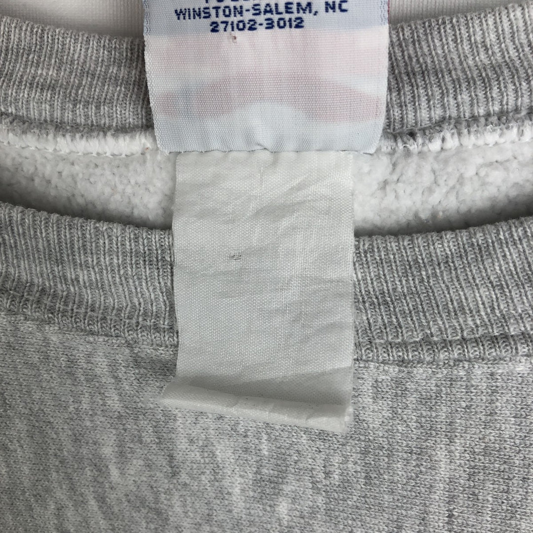 Champion Reverse Weave College Sweatshirt (Men's XL equivalent) - 2000s/Era unclear gray type Vintage Second Hand