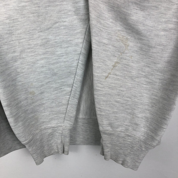 00'S Champion Original Reverse Weave 3-row Print College Sweatshirt Trainer Men's L size cotton gray type Vintage Second Hand