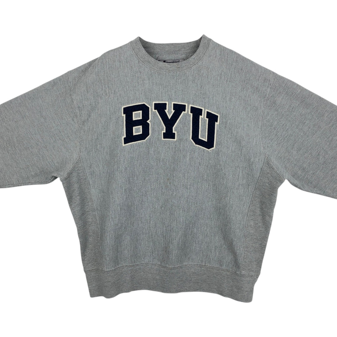 00'S Champion Original Reverse Weave College Sweatshirt Trainer Men's M size cotton gray type Vintage Second Hand