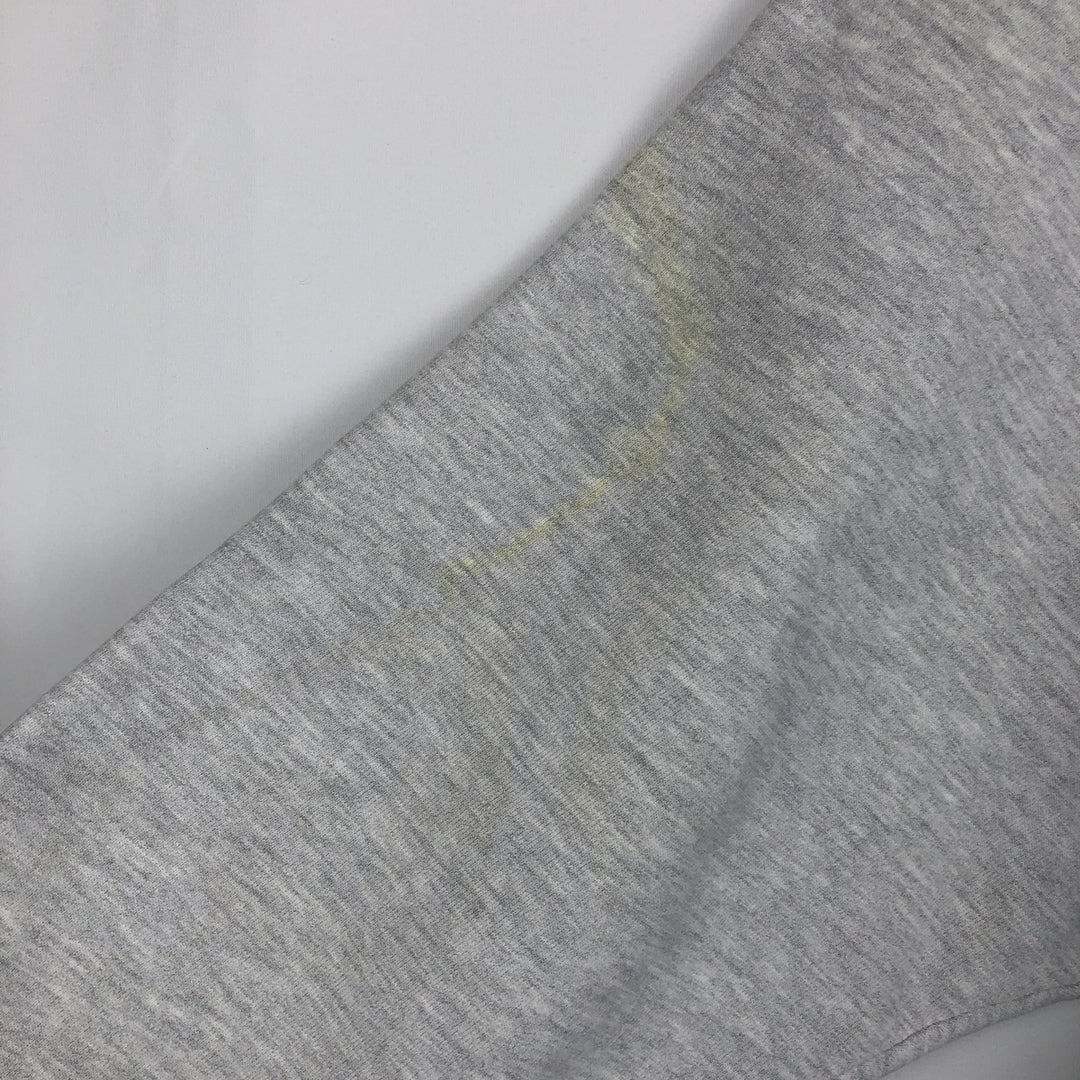 00'S Champion Premium Reverse Weave, No Eyes, Plain, Blank Sweatshirt, Trainer, Men's XL Size unclear gray type Vintage Second Hand