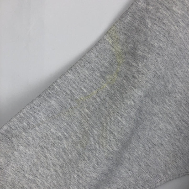 00'S Champion Premium Reverse Weave, No Eyes, Plain, Blank Sweatshirt, Trainer, Men's XL Size unclear gray type Vintage Second Hand