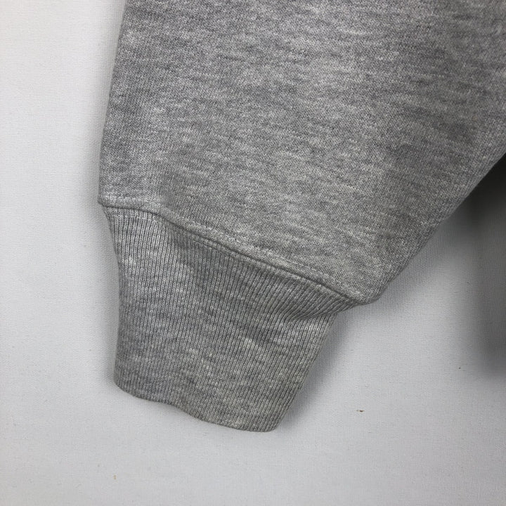 00'S Champion Premium Reverse Weave, No Eyes, Plain, Blank Sweatshirt, Trainer, Men's XL Size cotton gray type Vintage Second Hand