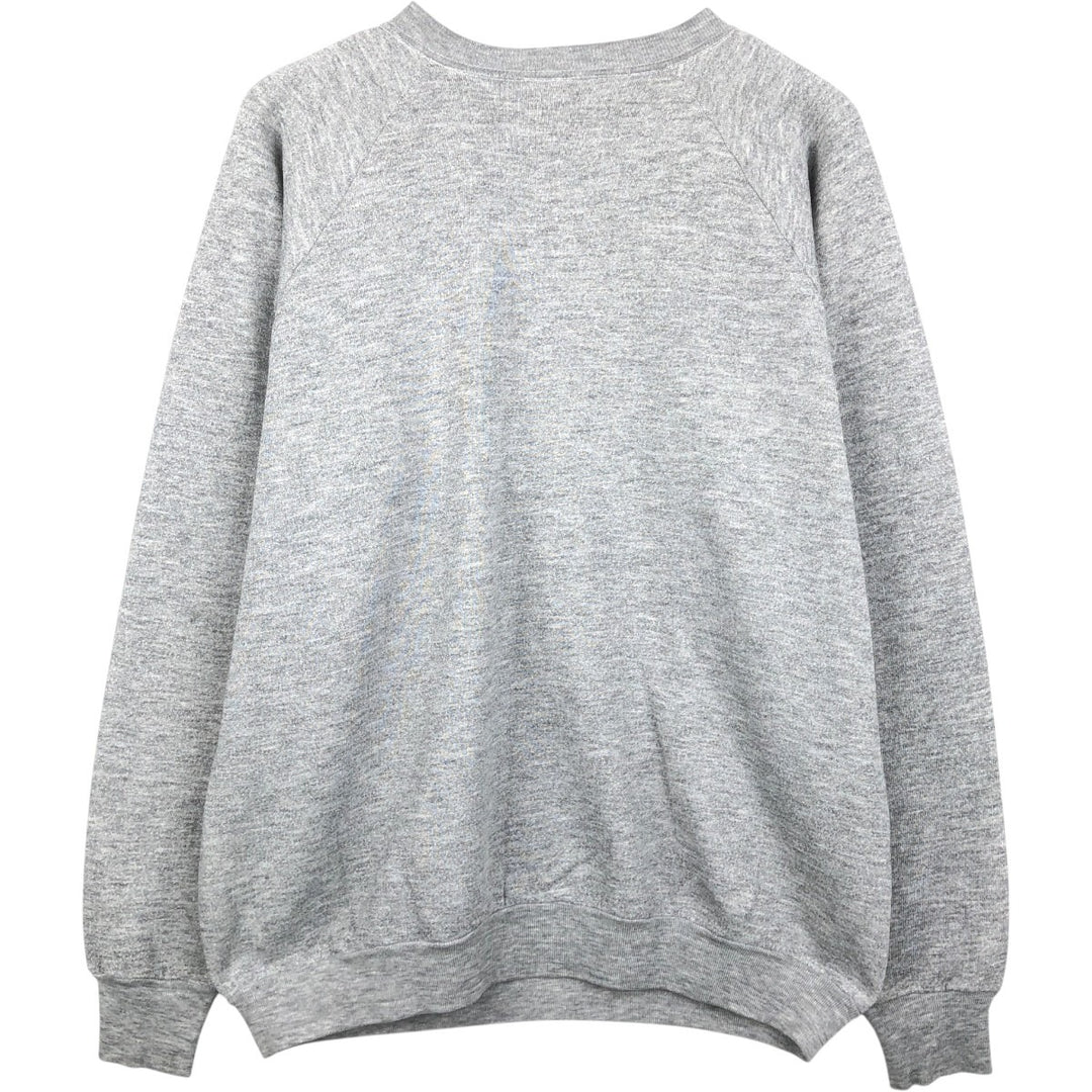 Vintage college sweatshirt, size L, men's unclear gray type Vintage Second Hand