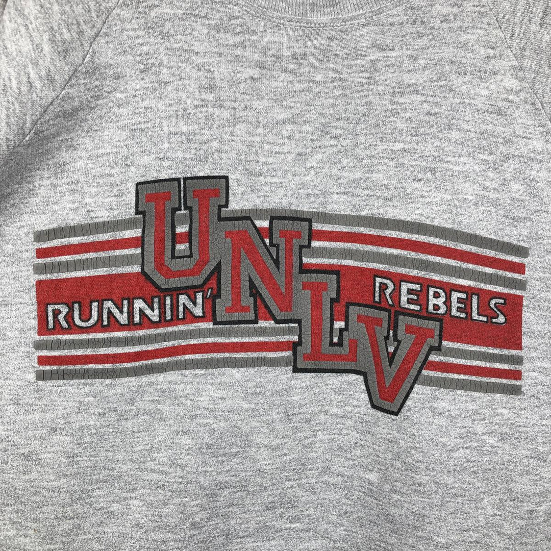 Vintage college sweatshirt, size L, men's unclear gray type Vintage Second Hand