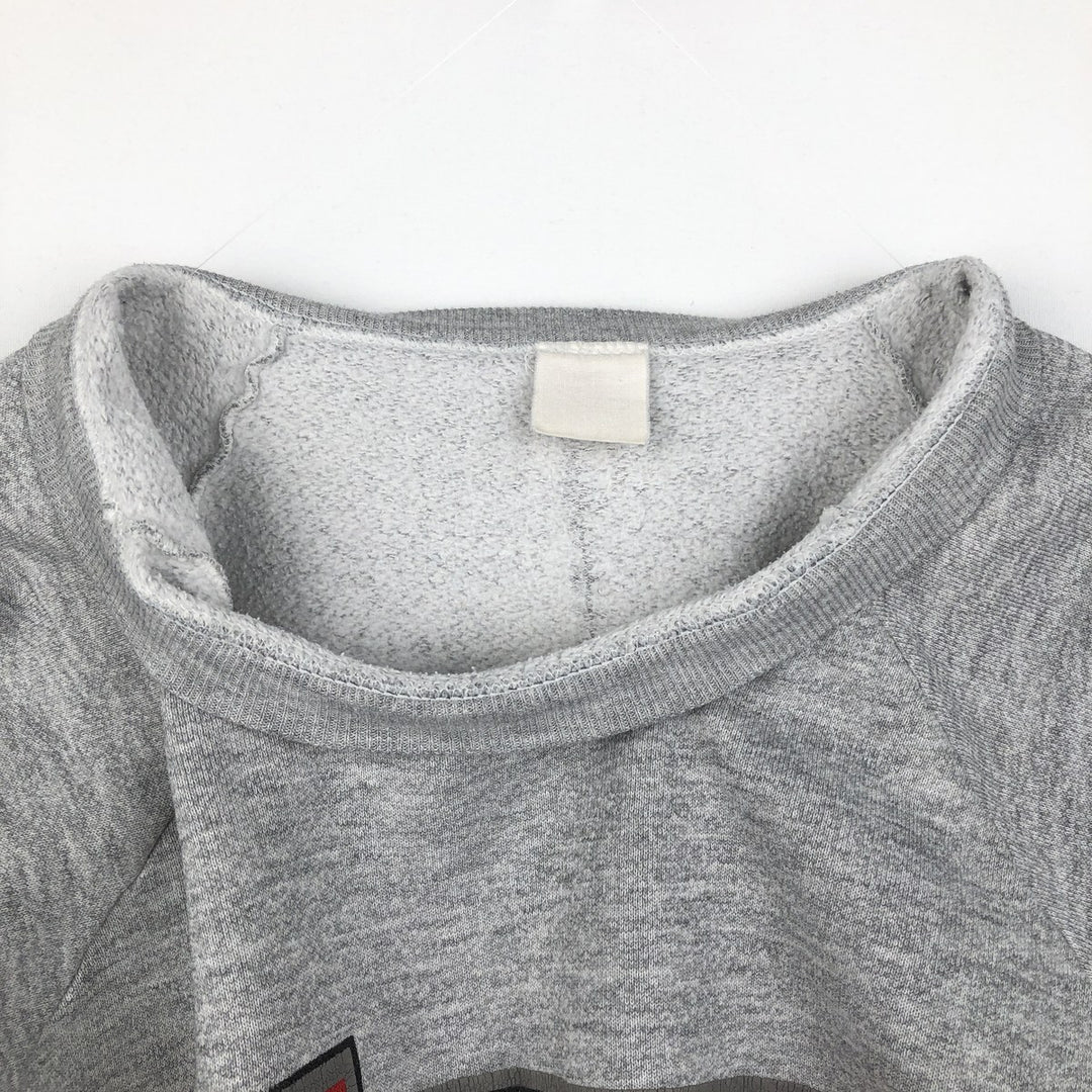 Vintage college sweatshirt, size L, men's unclear gray type Vintage Second Hand