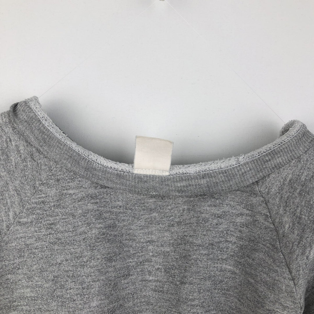 Vintage college sweatshirt, size L, men's unclear gray type Vintage Second Hand
