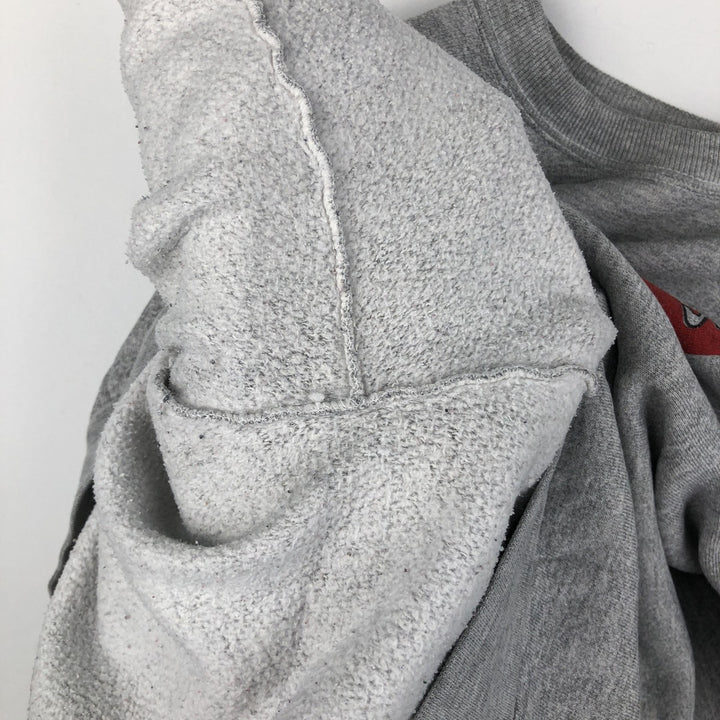 Vintage college sweatshirt, size L, men's unclear gray type Vintage Second Hand