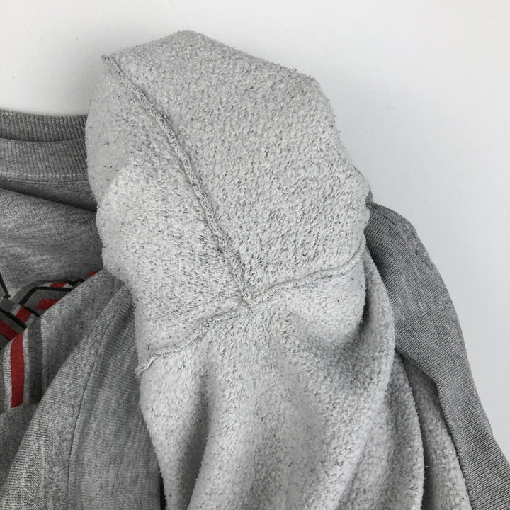 Vintage college sweatshirt, size L, men's unclear gray type Vintage Second Hand