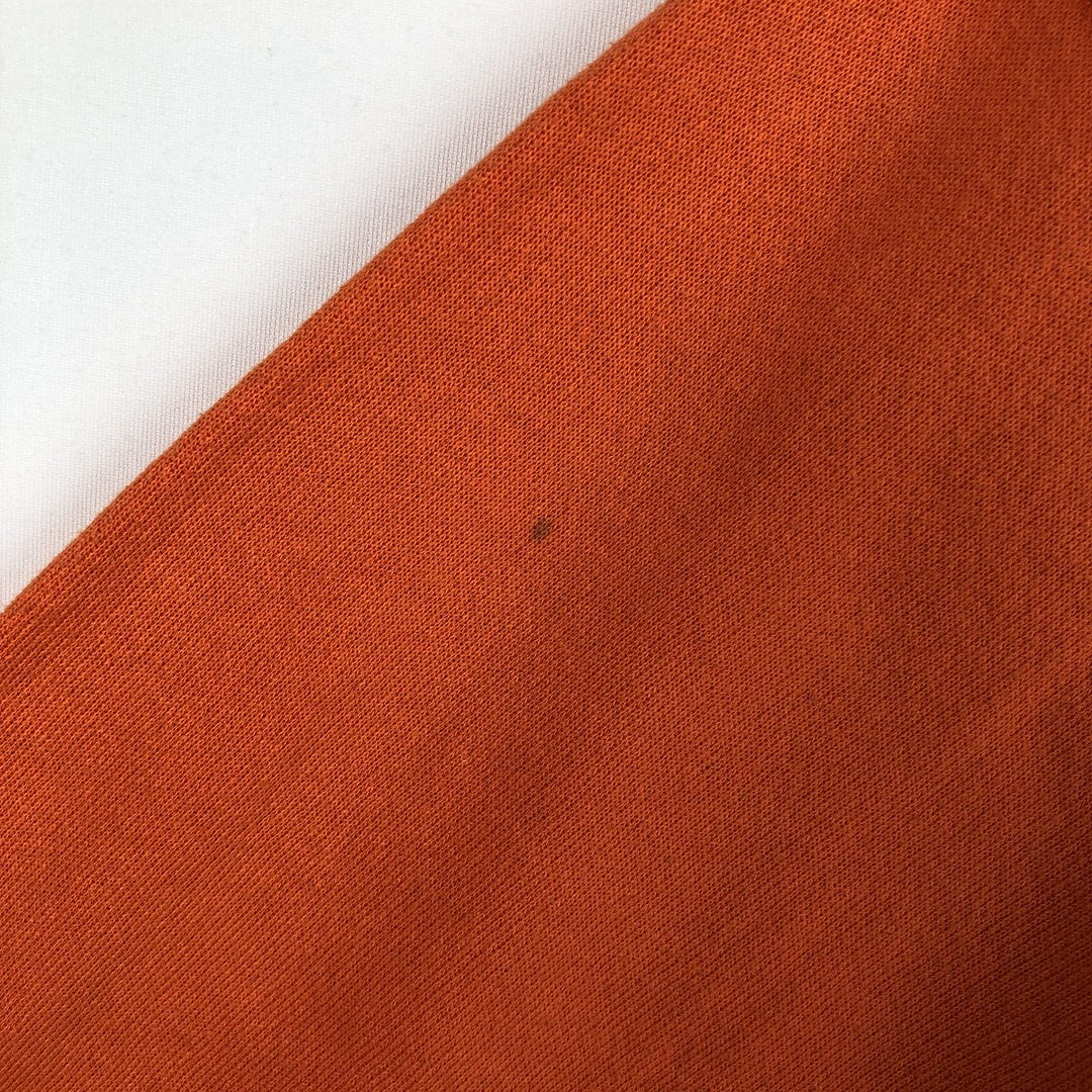 90'S TULTEX College Sweatshirt, Made in USA, Men's Size L (Equivalent), Vintage cotton orange type Vintage Second Hand