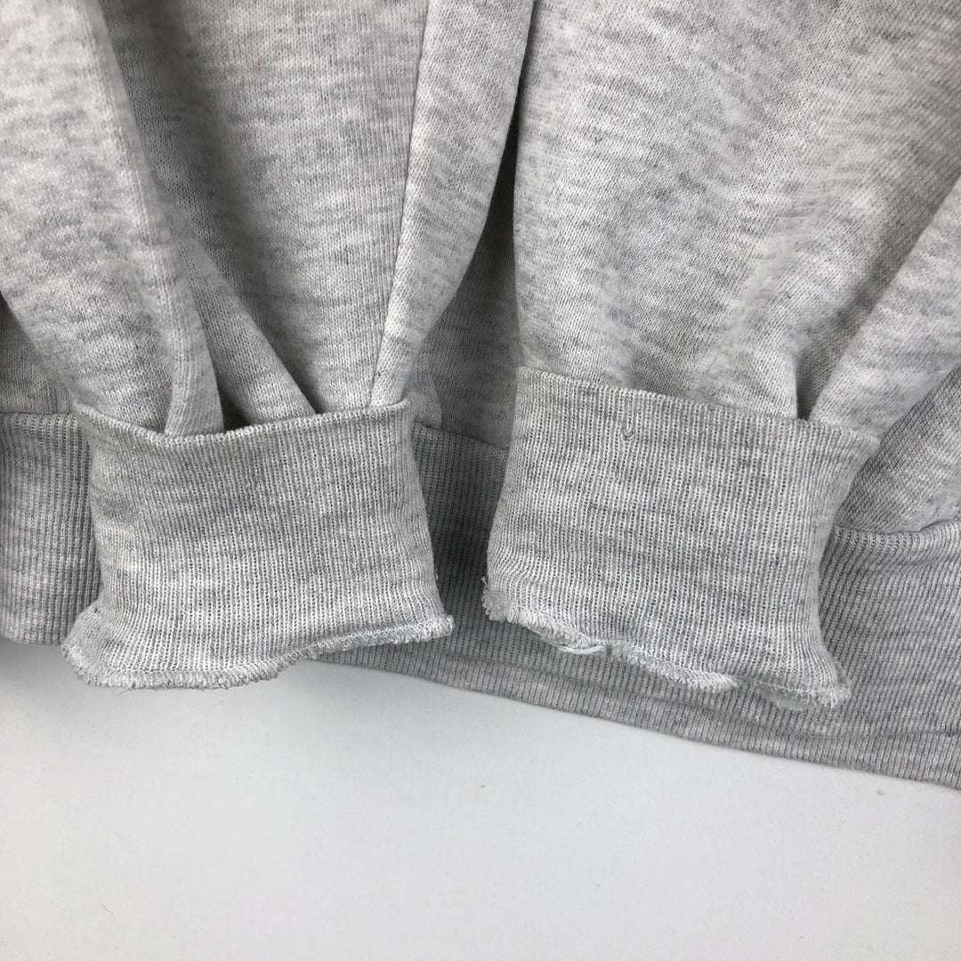 Vintage 80s-90'S Jerzees College Character Sweatshirt, Made in USA, Men's Size L cotton gray type Vintage Second Hand