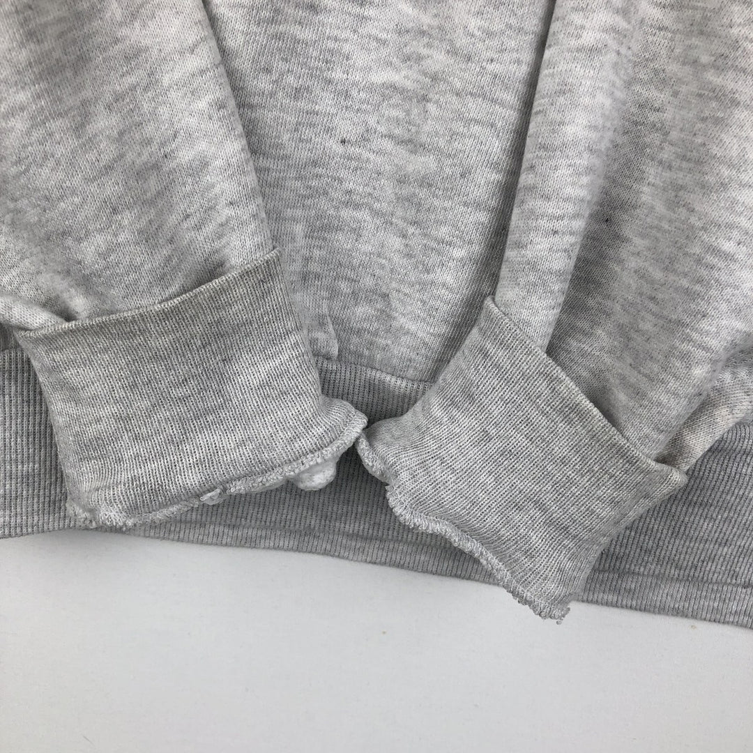 Vintage 80s-90'S Jerzees College Character Sweatshirt, Made in USA, Men's Size L cotton gray type Vintage Second Hand
