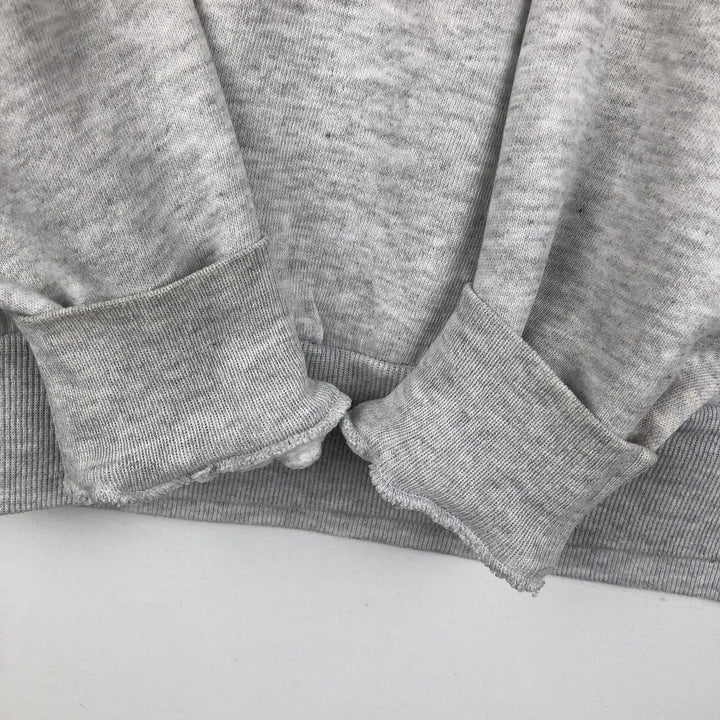 Vintage 80s-90'S Jerzees College Character Sweatshirt, Made in USA, Men's Size L cotton gray type Vintage Second Hand