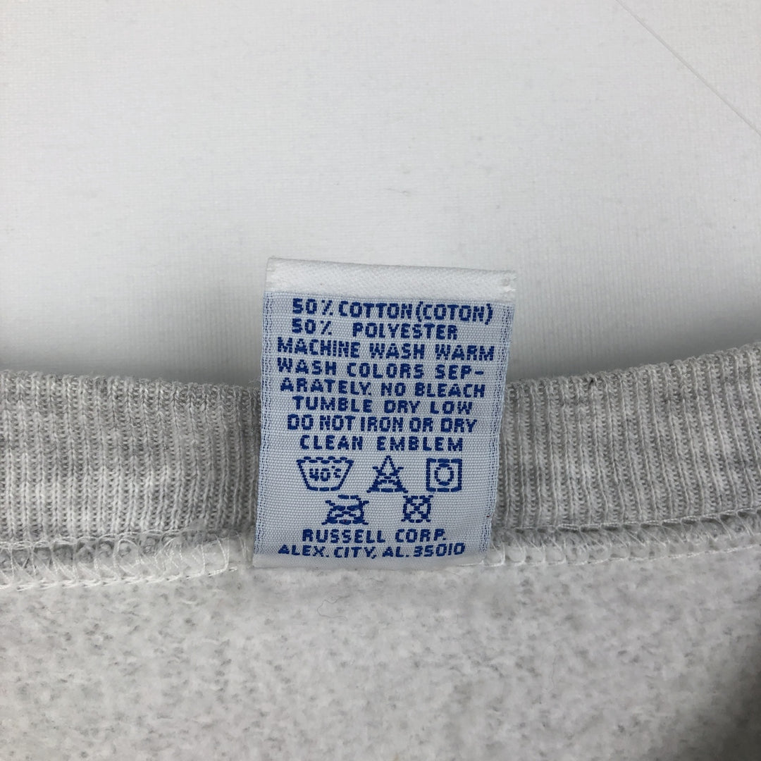 90'S Russell Princeton University College Sweatshirt, Made in USA, Men's XL equivalent, Vintage cotton gray type Vintage Second Hand