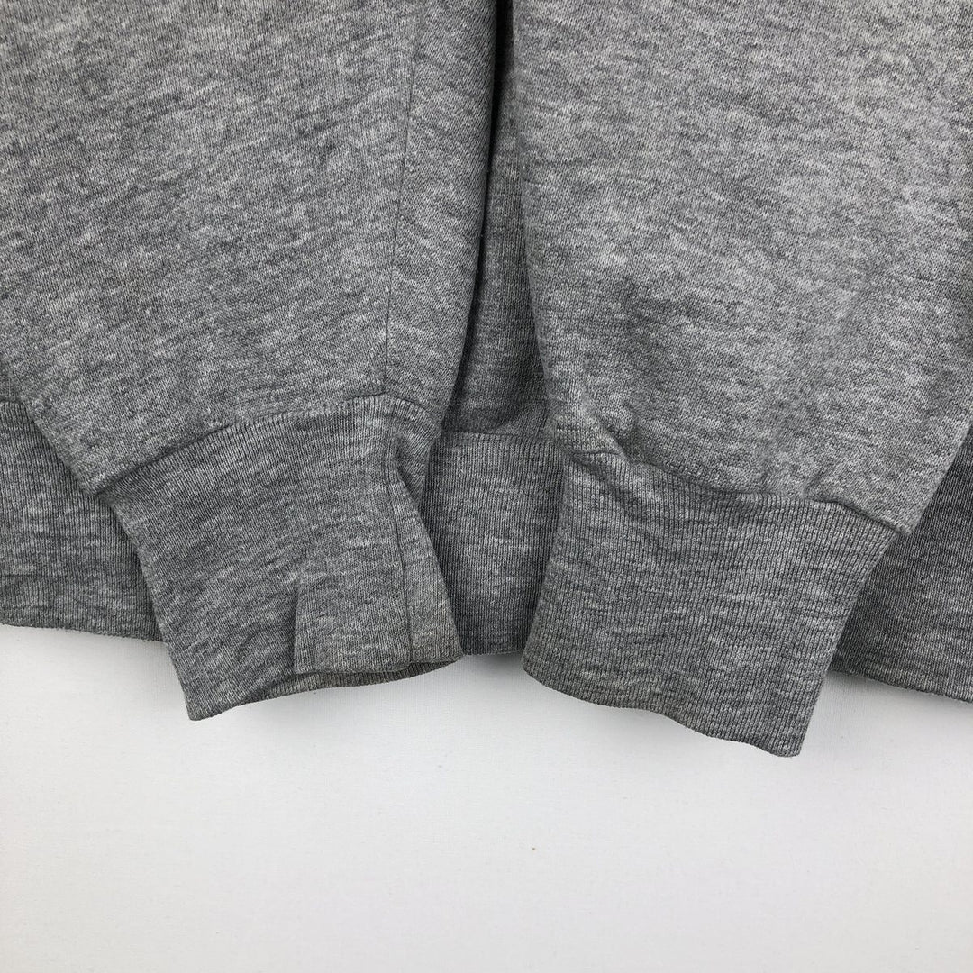 90'S MEDALLION Triple Print College Sweatshirt, Made in USA, Men's Size L (Equivalent), Vintage cotton gray type Vintage Second Hand