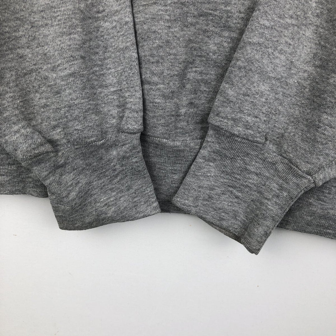 90'S MEDALLION Triple Print College Sweatshirt, Made in USA, Men's Size L (Equivalent), Vintage cotton gray type Vintage Second Hand